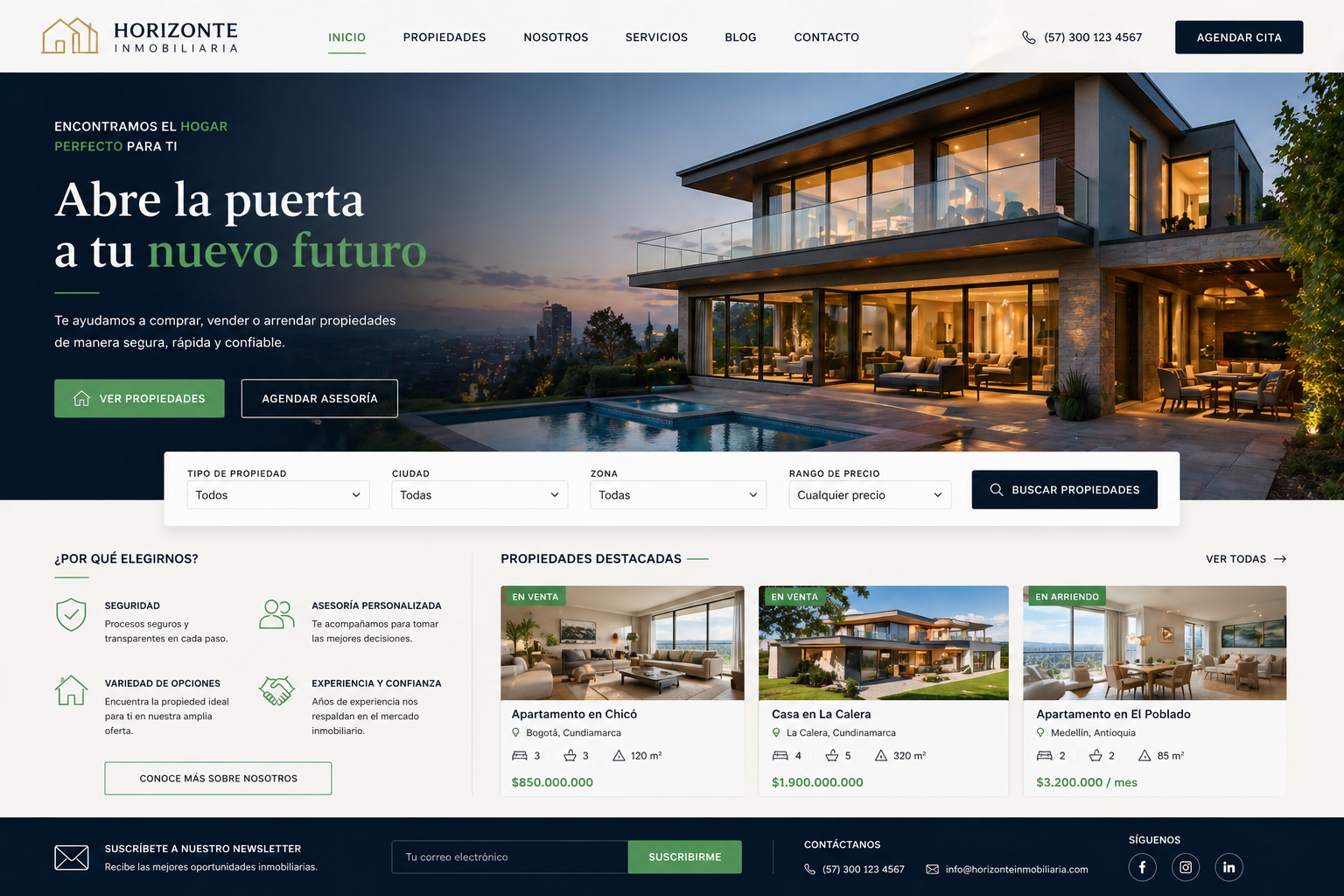 Concepto Visual para Proyecto Horizonte
